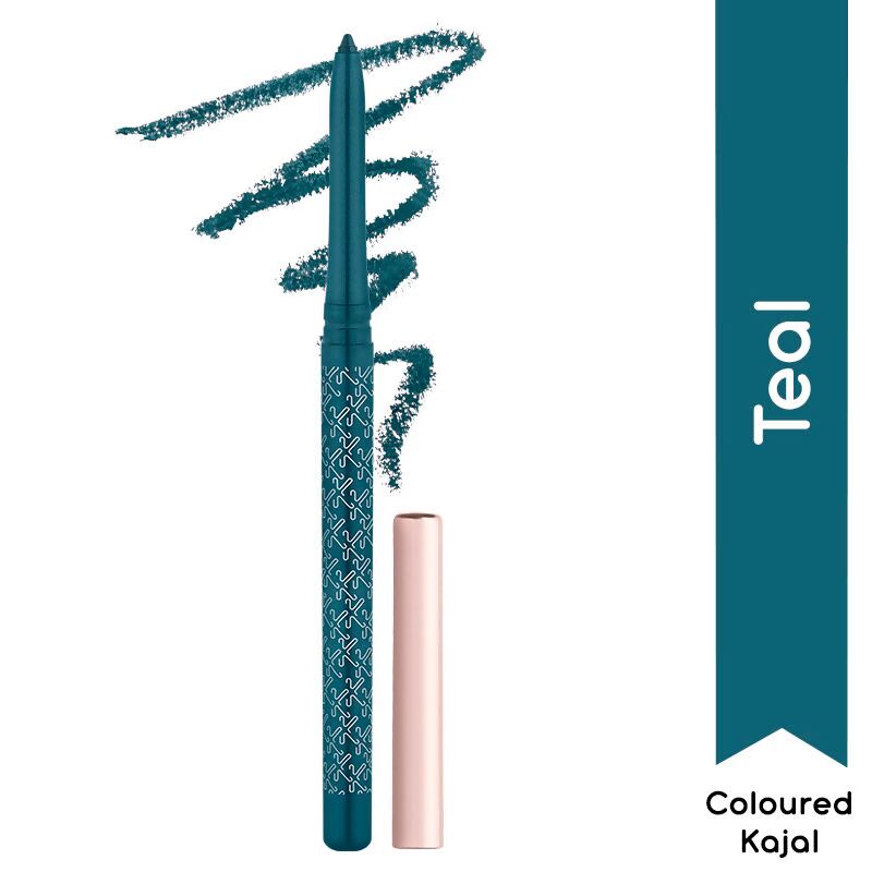 Kay Beauty 24HR Coloured Matte Kajal - Teal - Distacart