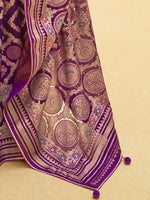 Thumbnail for Anouk Woven Design Organza Banarasi Saree - Distacart