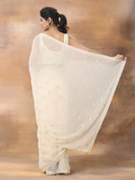 Thumbnail for kasee Floral Embroidered Saree - Distacart
