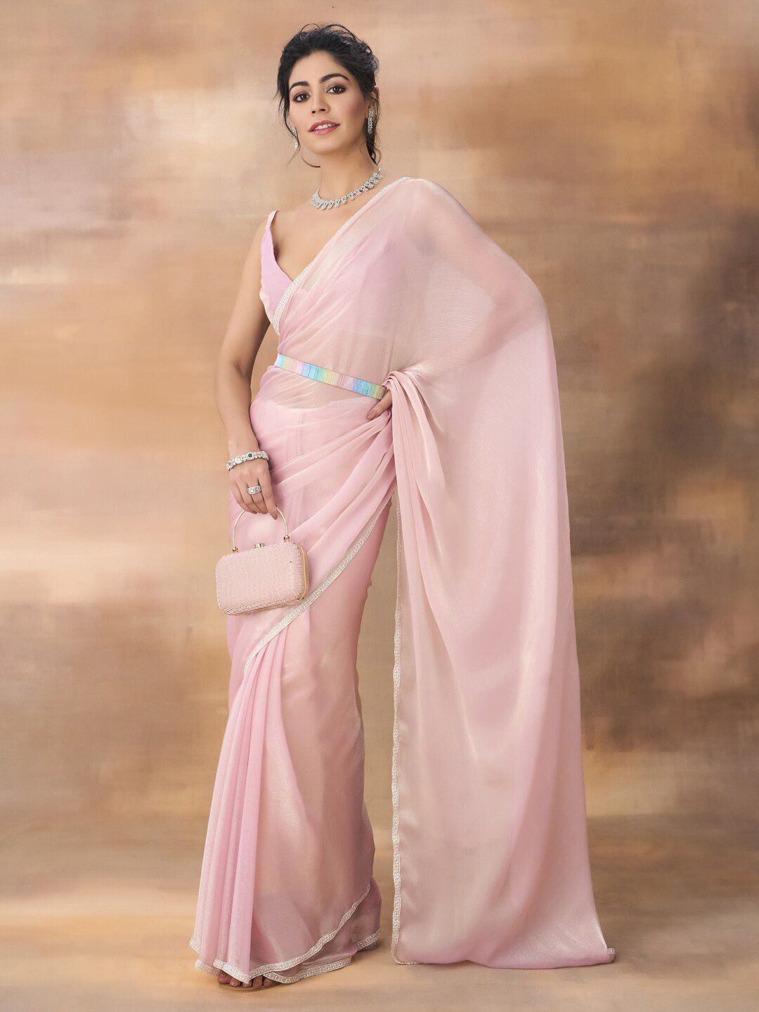 kasee Embellished Beads and Stones Saree - Distacart