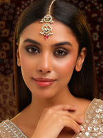 Thumbnail for Ruby Raang Sindoor Maang Tikka - Distacart