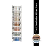 Thumbnail for PAC Pigment Tower Crystal Light - 7 in 1 Loose Glitter Eyeshadow, High Impact Payoff, Non Chunky