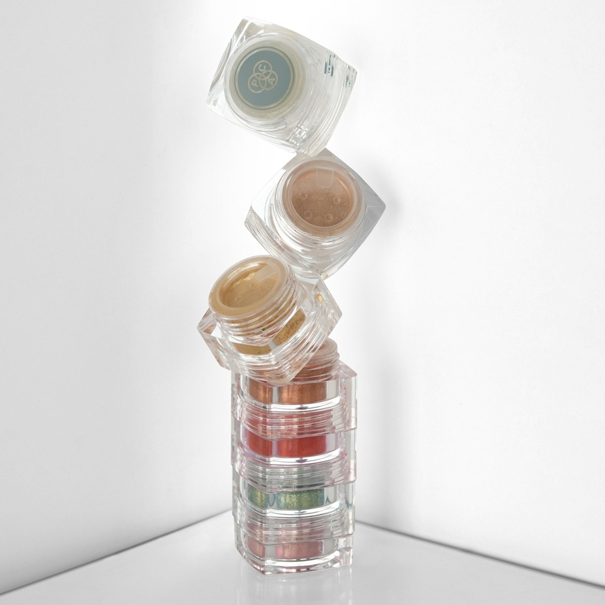 PAC Studio Pigment Tower Fairy Light - 7 in 1 Loose Glitter Eyeshadow, High Impact Payoff, Non Chunky