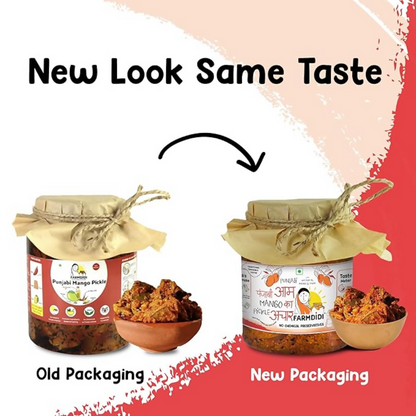 FarmDidi Punjabi Mango Pickle - Tangy & Salty - Distacart