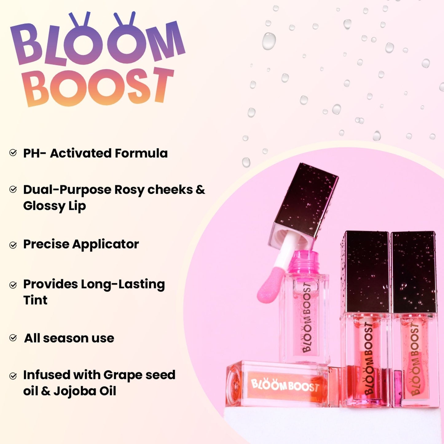 Matt Look Bloom Boost Magic Lip & Cheek Oil - Watermelon Kiss - Distacart