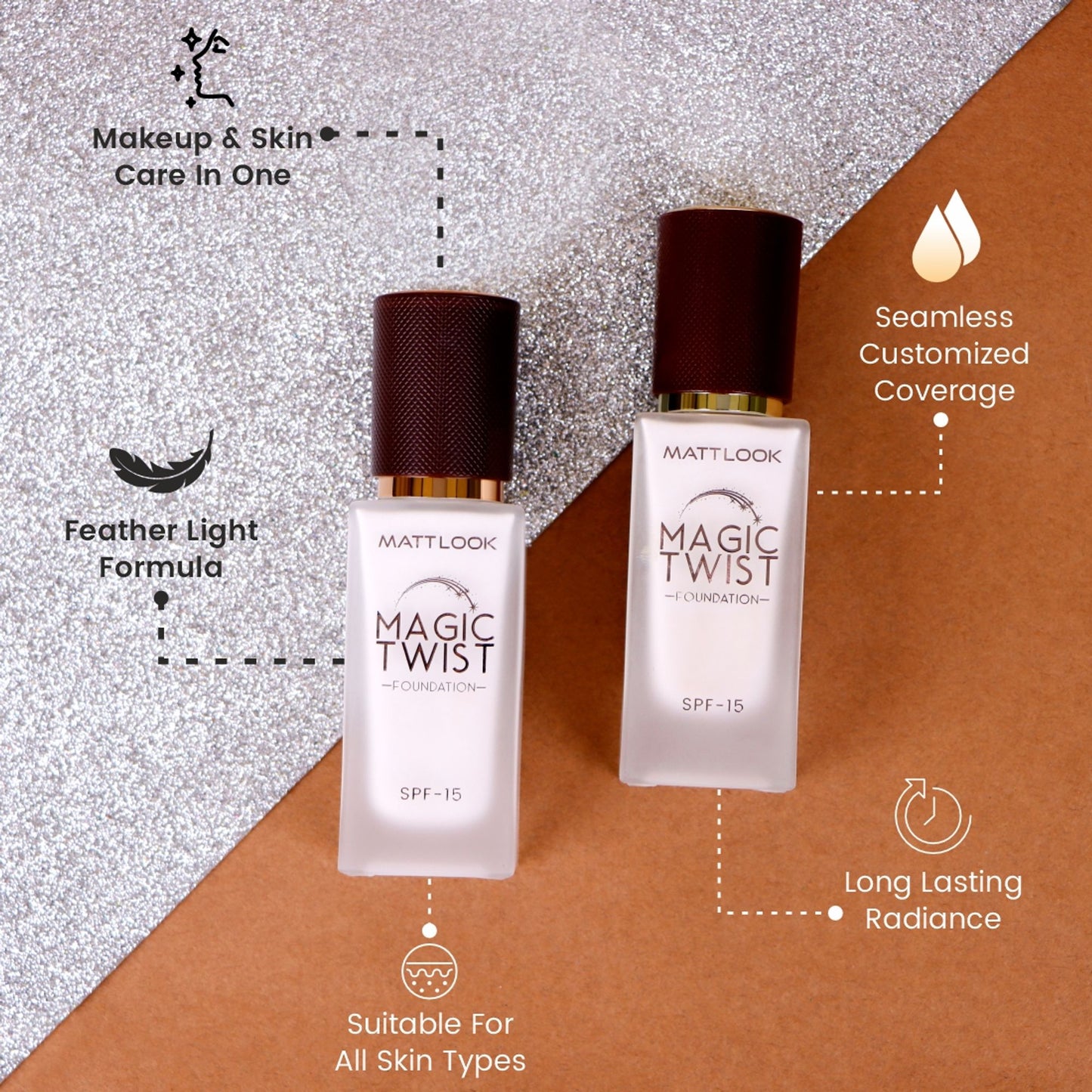 Matt Look Magic Twist Foundation - Distacart
