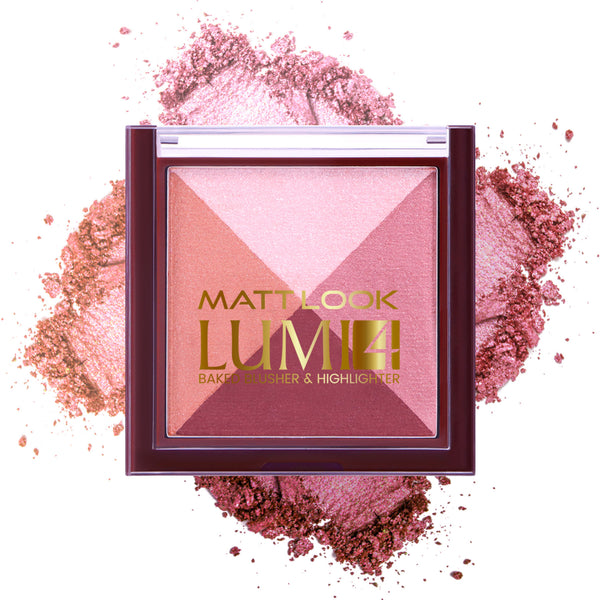 Matt Look Lumi 4 Baked Blusher & Highlighter - Goddess Dust