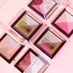 Thumbnail for Matt Look Lumi 4 Baked Blusher & Highlighter - Golden Hours - Distacart