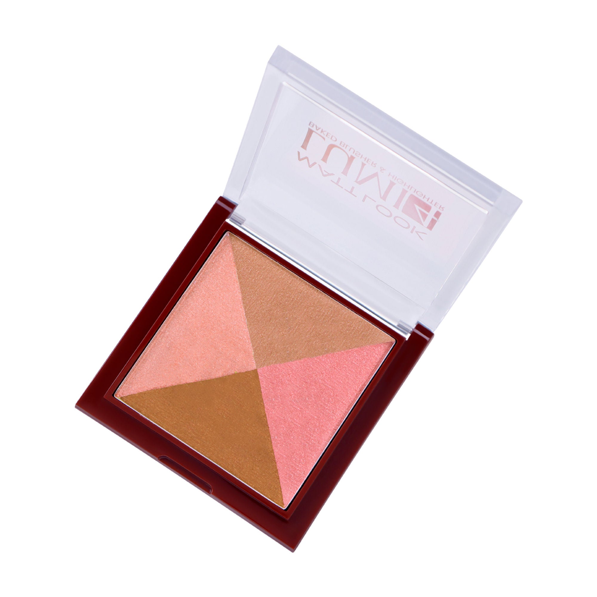 Matt Look Lumi 4 Baked Blusher & Highlighter - Fresh Glow - Distacart