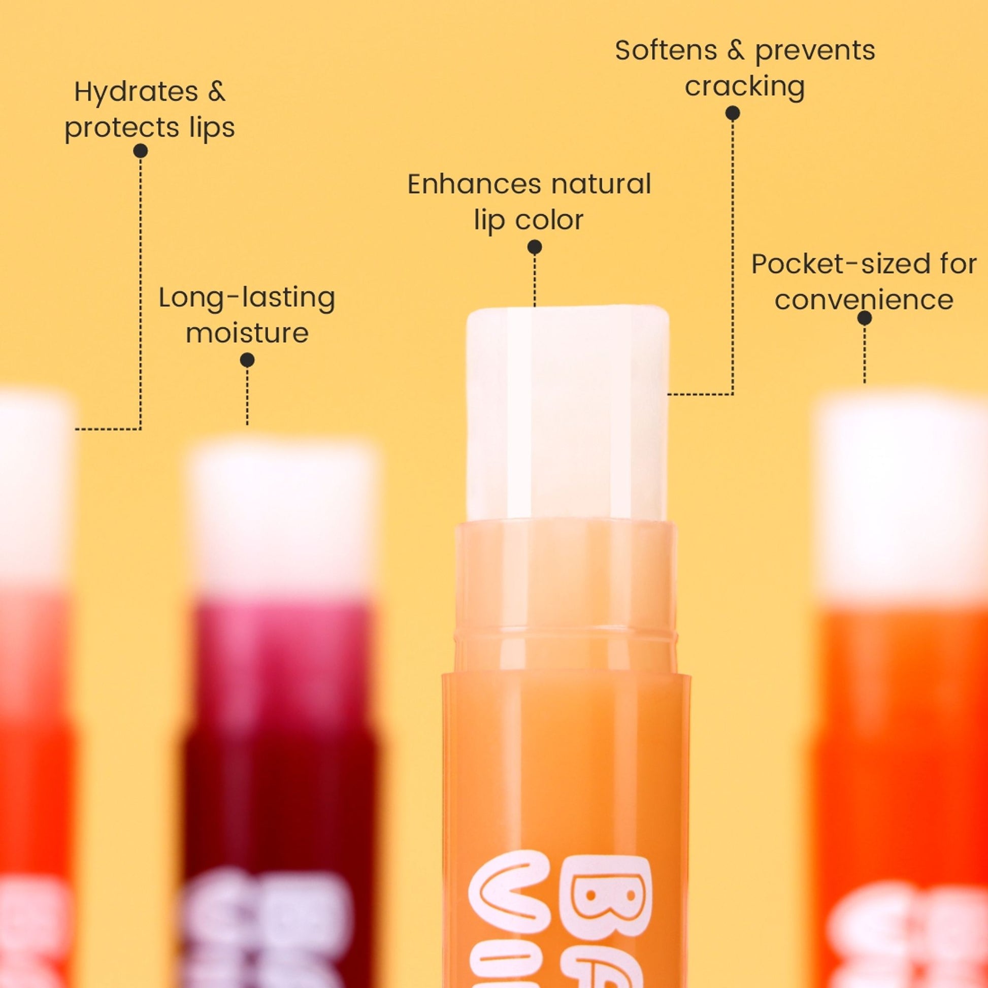 Matt Look Balm Vibes Color Change Lip Balm - Peach Nectar - Distacart