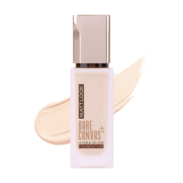 Matt Look Bare Canvas Hydra Foundation - Rose Glow