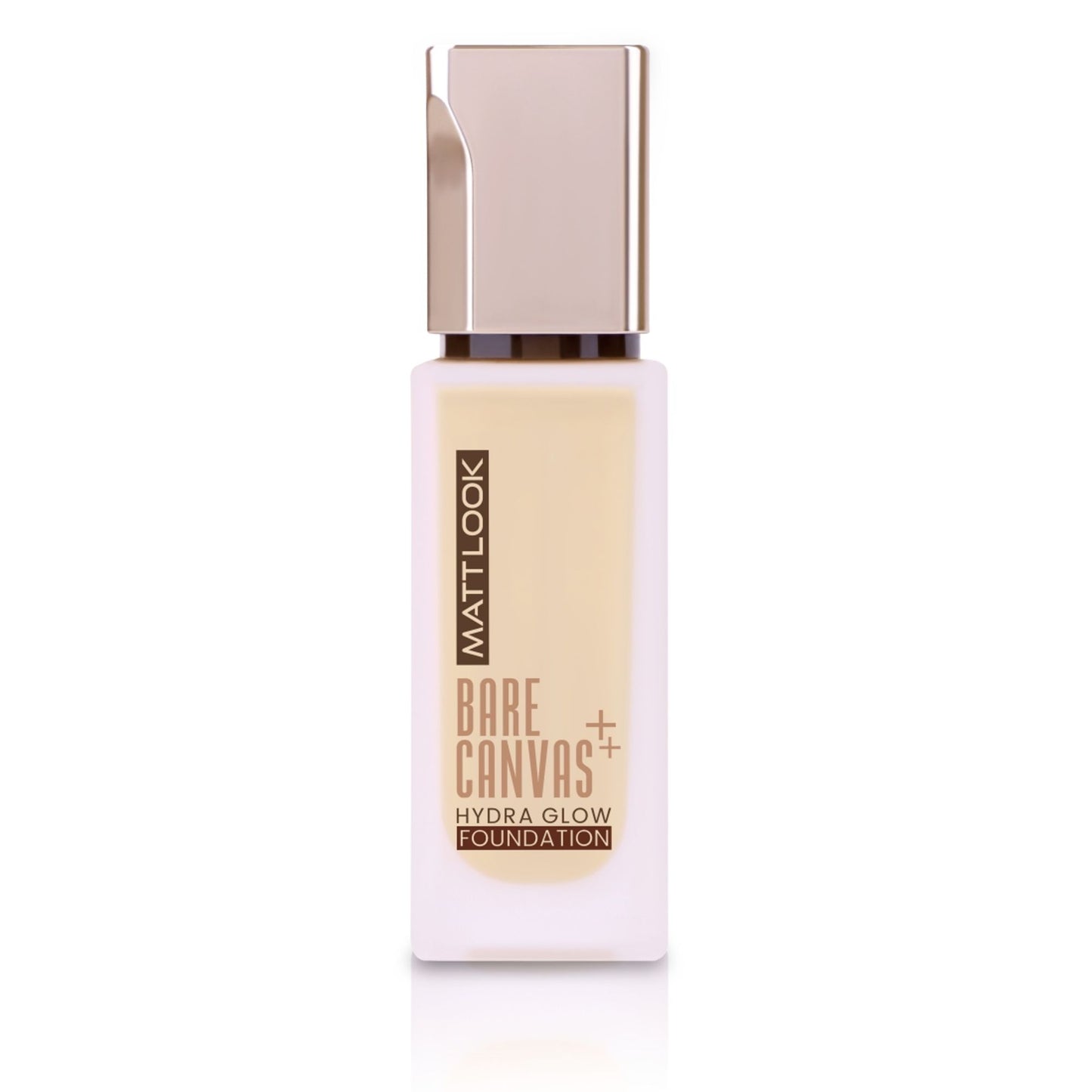 Matt Look Bare Canvas Hydra Foundation - Nude Glow - Distacart