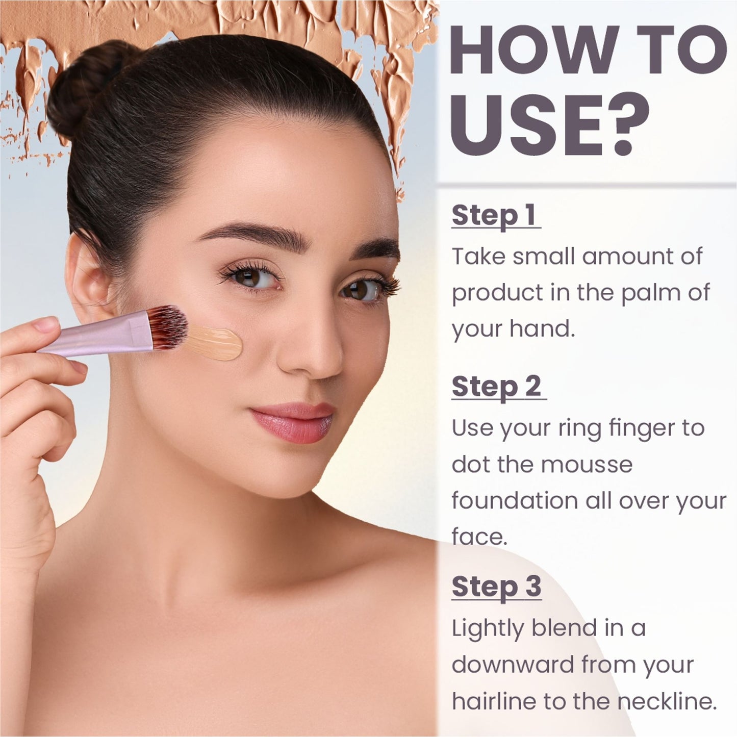 Matt Look Bare Canvas Hydra Foundation - Nude Glow - Distacart