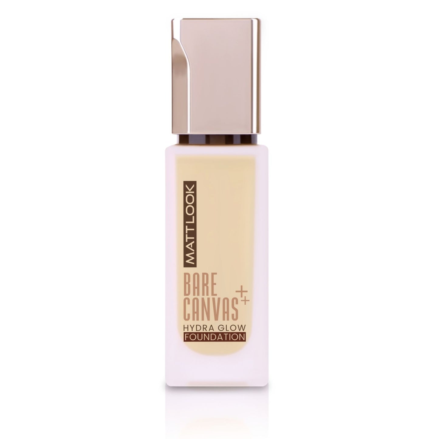 Matt Look Bare Canvas Hydra Foundation - Natural Glow - Distacart