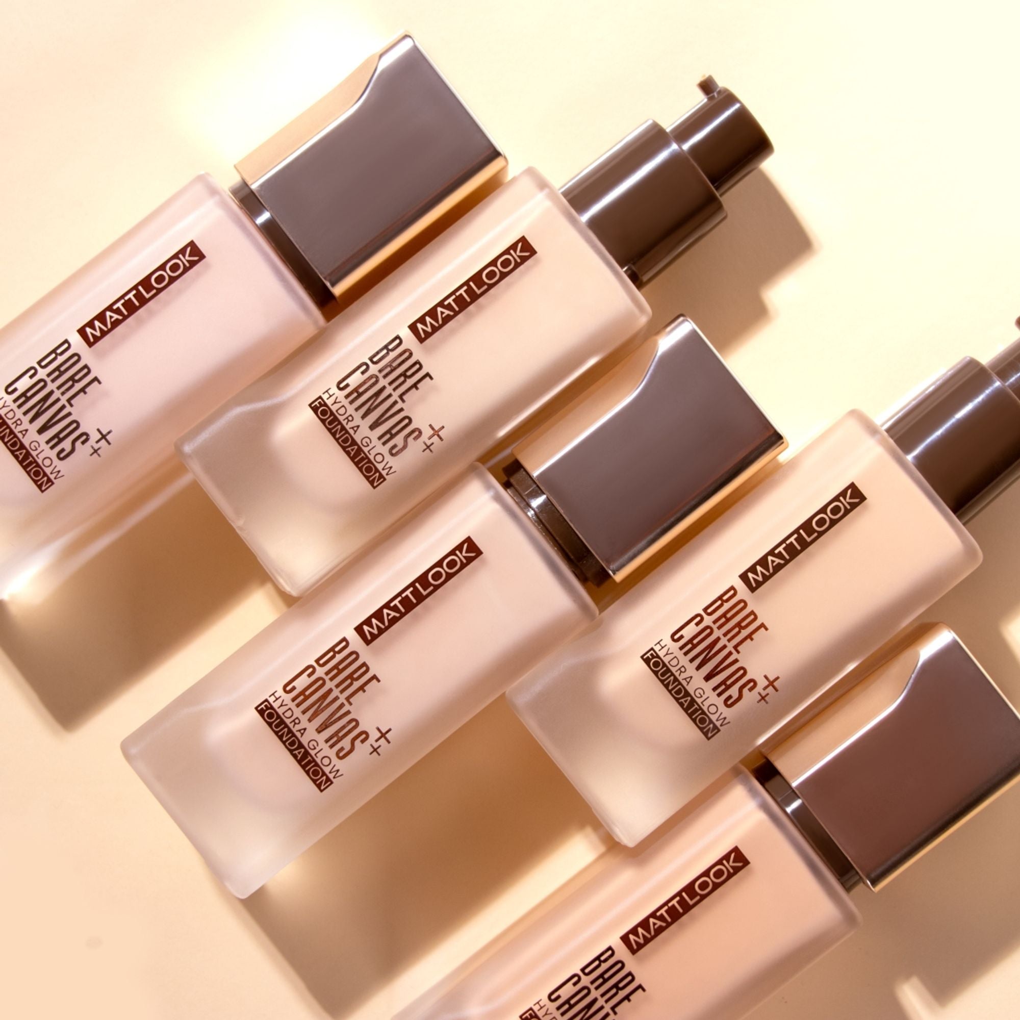 Matt Look Bare Canvas Hydra Foundation - Peach Glow - Distacart