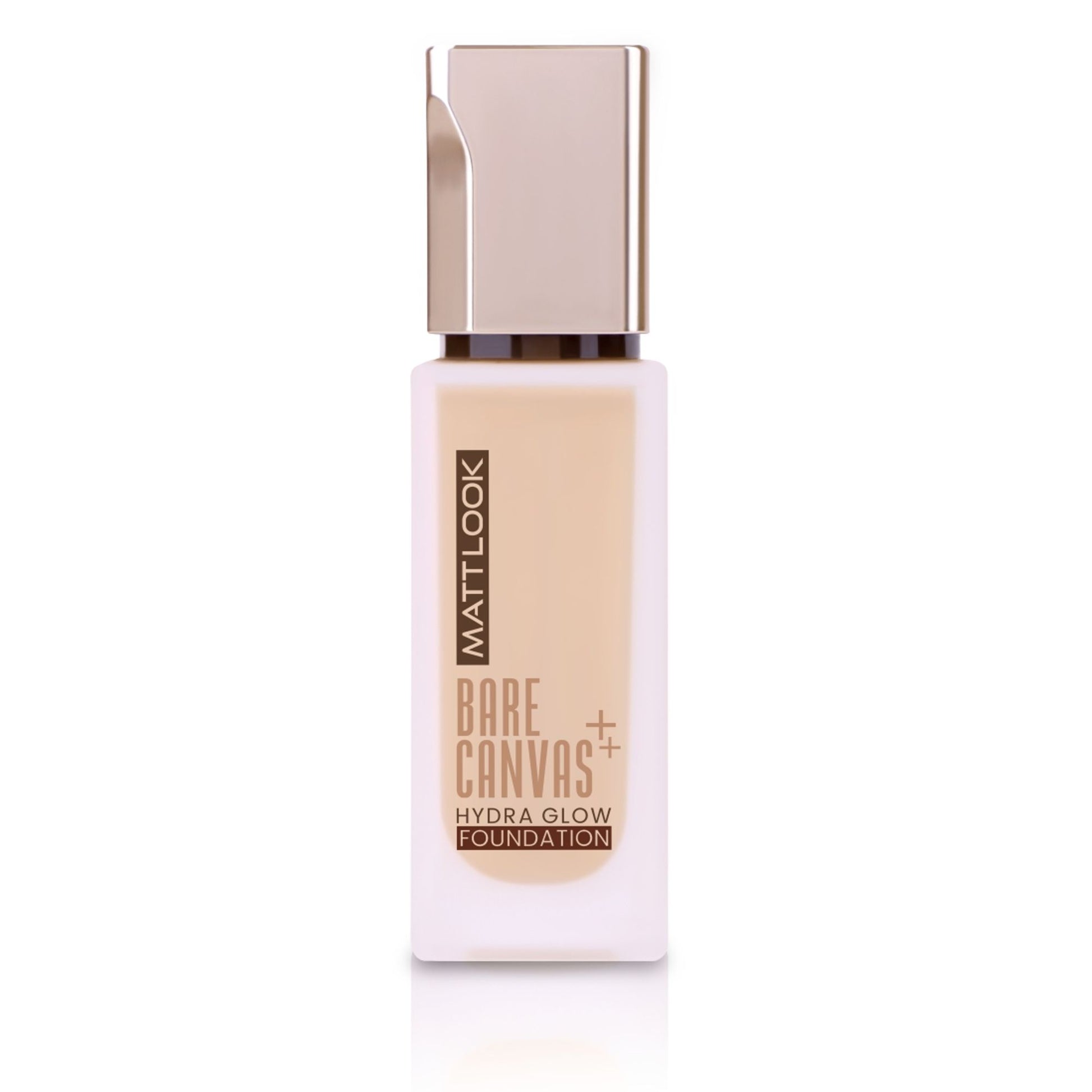 Matt Look Bare Canvas Hydra Foundation - Peach Glow - Distacart