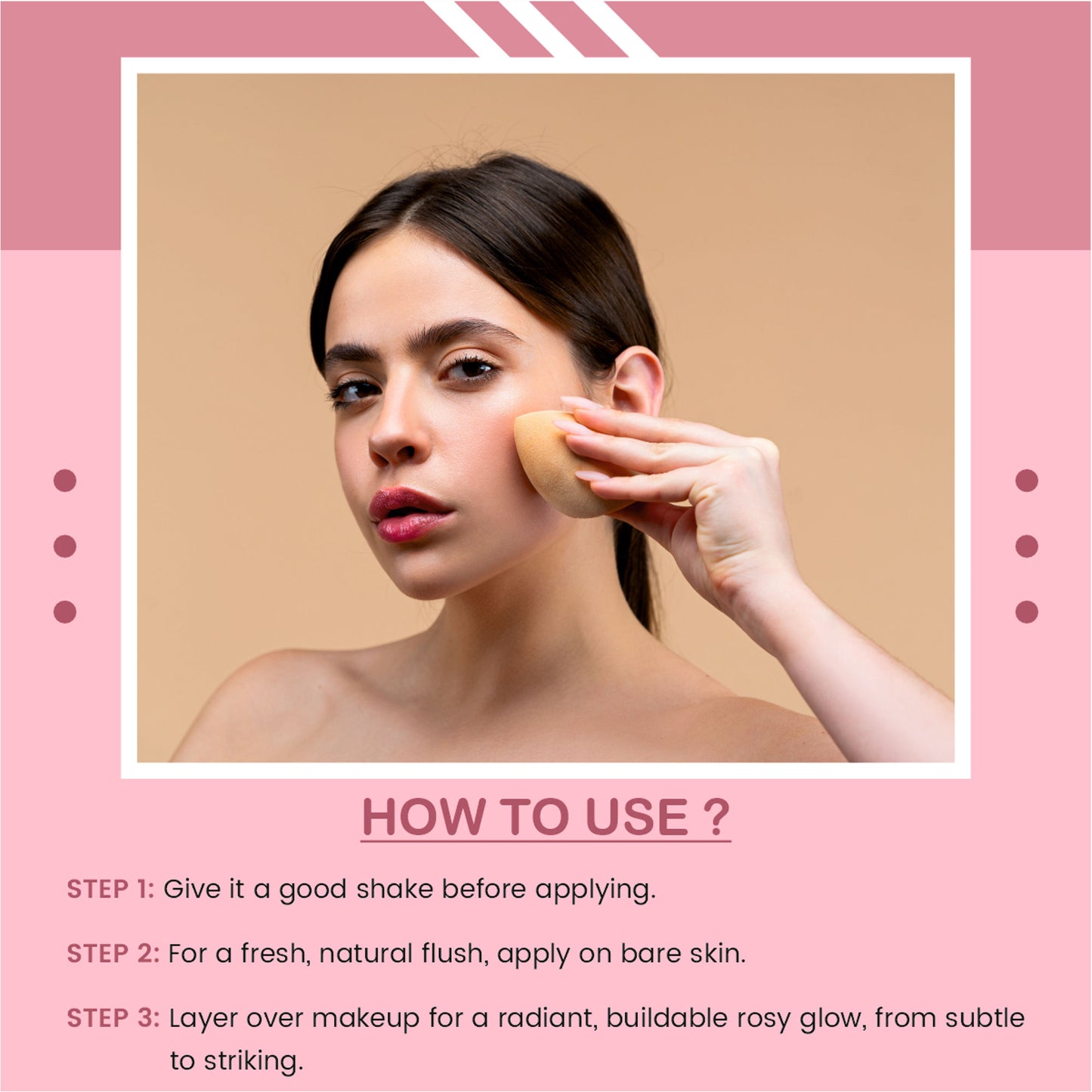 Matt Look Glow Strobe Highlighting Primer - Rosy Glow - Distacart