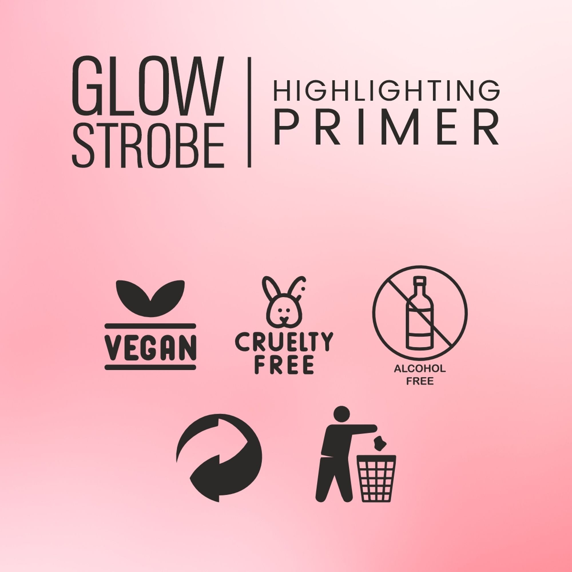 Matt Look Glow Strobe Highlighting Primer - Rosy Glow