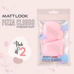 Thumbnail for Matt Look Pizza Clouds Powder Pink Puff - Pack Of 2 - Distacart
