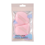 Thumbnail for Matt Look Pizza Clouds Powder Pink Puff - Pack Of 2 - Distacart