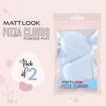 Thumbnail for Matt Look Pizza Clouds Powder Blue Puff - Pack Of 2 - Distacart