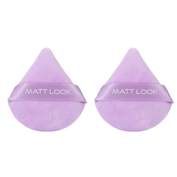 Matt Look Pizza Clouds Powder Mauve Puff - Pack Of 2