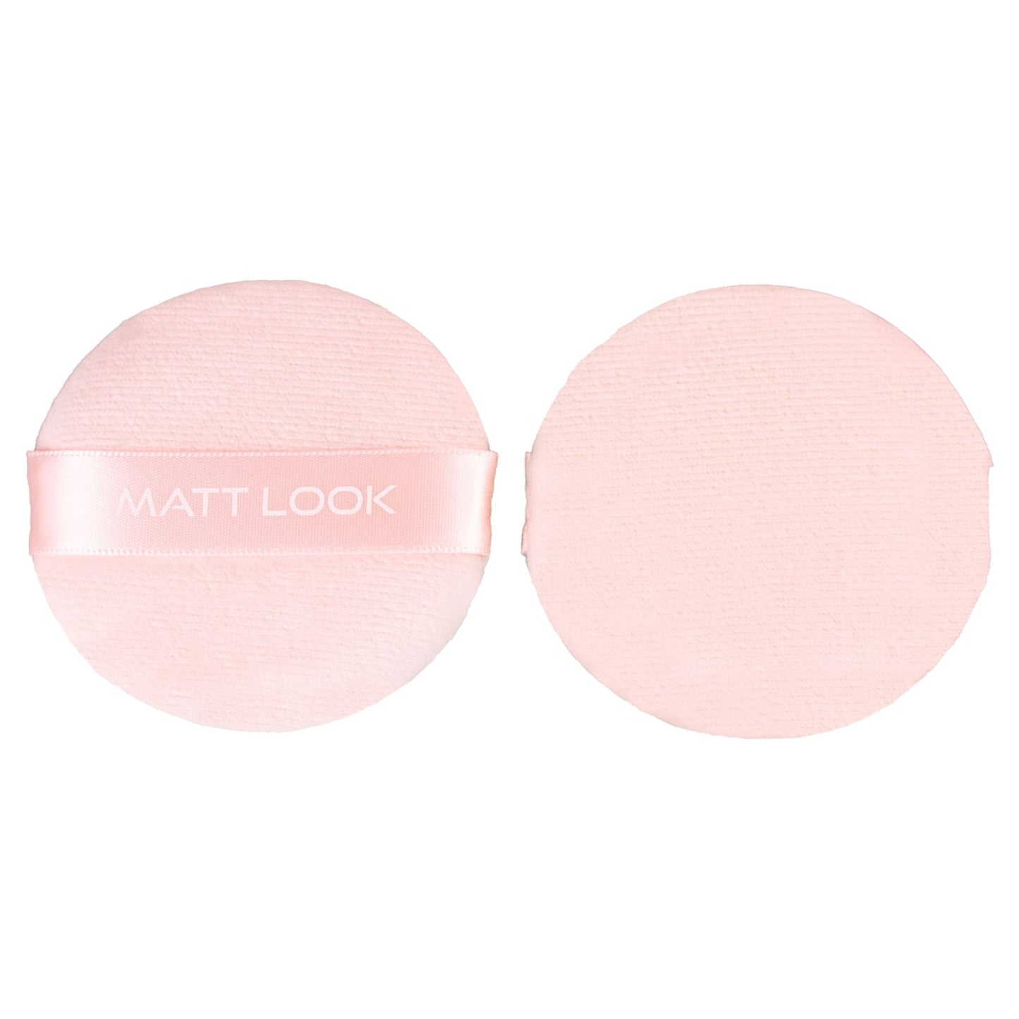 Matt Look Round Pillows Powder Pink Puff - Pack Of 2