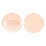 Thumbnail for Matt Look Round Pillows Powder Beige Puff - Pack Of 2