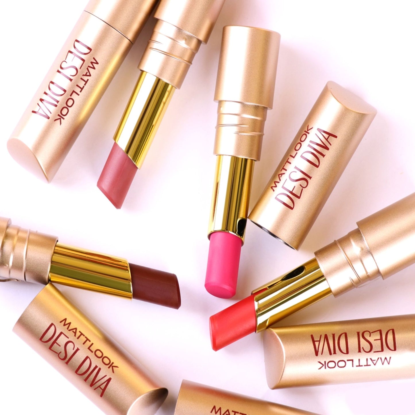 Matt Look Desi Diva HD Matte Lipstick - Maroon Fever-09 - Distacart