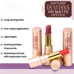 Thumbnail for Matt Look Desi Diva HD Matte Lipstick - Deep Cocoa-18