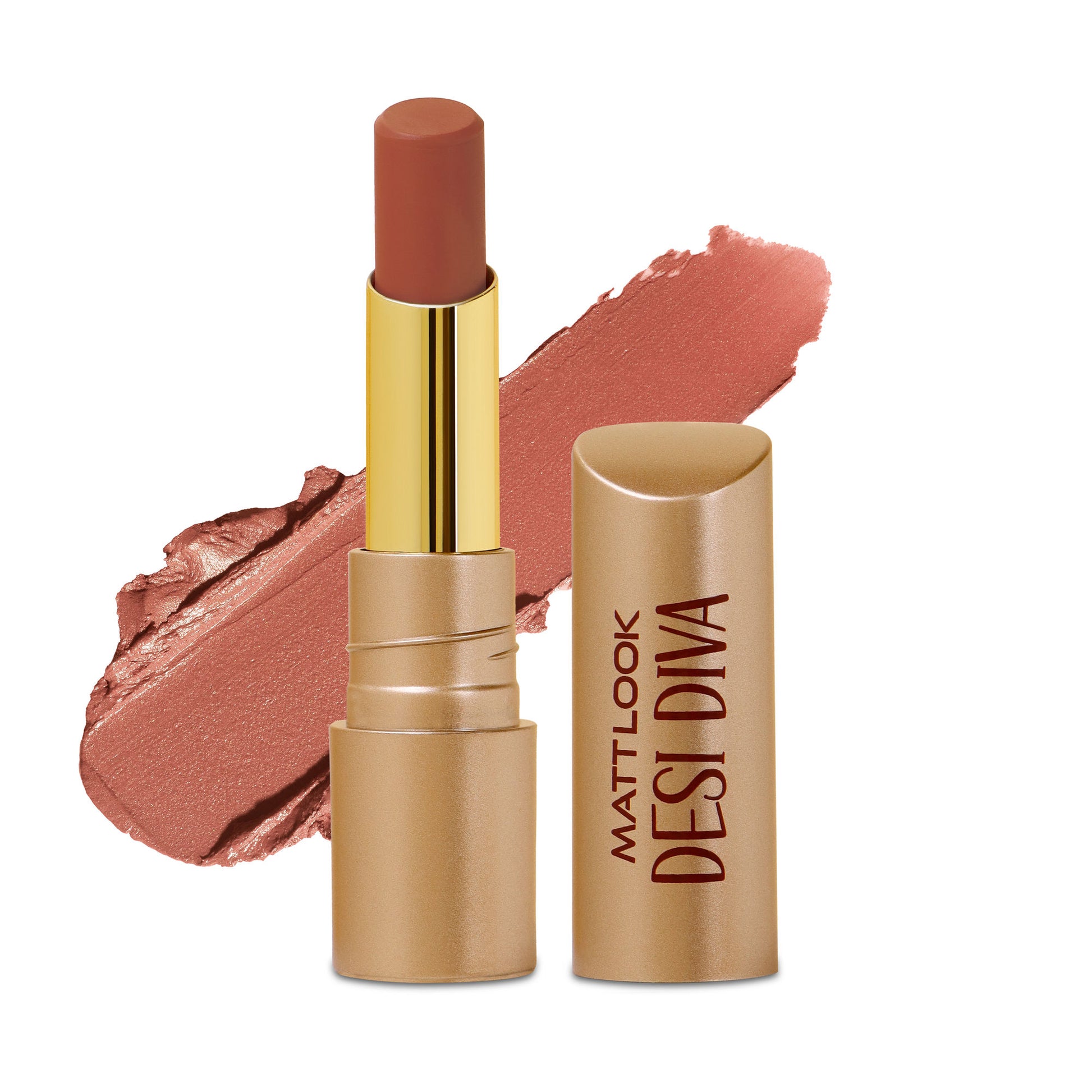 Matt Look Desi Diva HD Matte Lipstick - Natural Beige-24