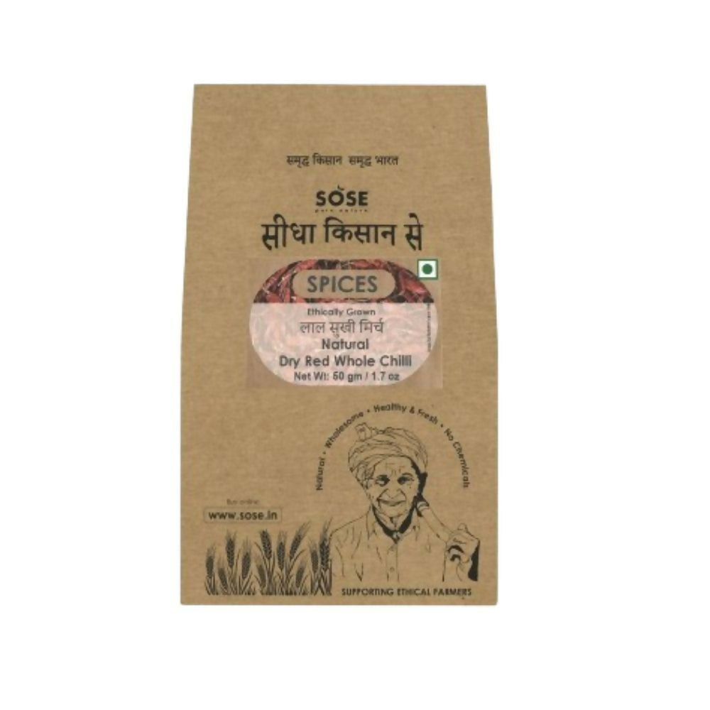 Gir Sidha Kisan Se Natural Dry Red Whole Chilli (Sukhi Lal Mirch) - Distacart