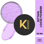 Thumbnail for KINDED Setting Loose Powder with Puff   Violet Purple
