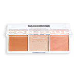 Thumbnail for Relove Colour Play Contour Trio Palette Baked Sugar - Sugar - Distacart