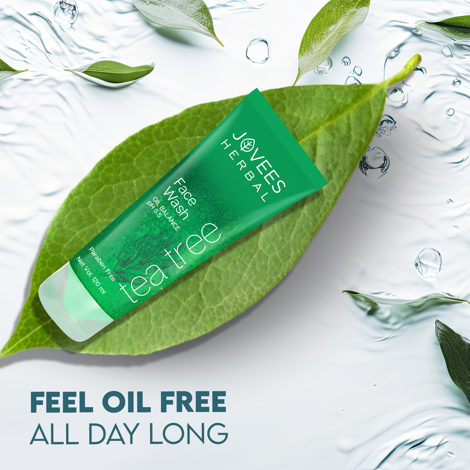 Jovees Tea Tree Oil Control Face Wash - Distacart