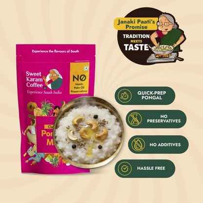 Sweet Karam Coffee Classic Pongal Mix (Ready in 10 Minutes) - Distacart