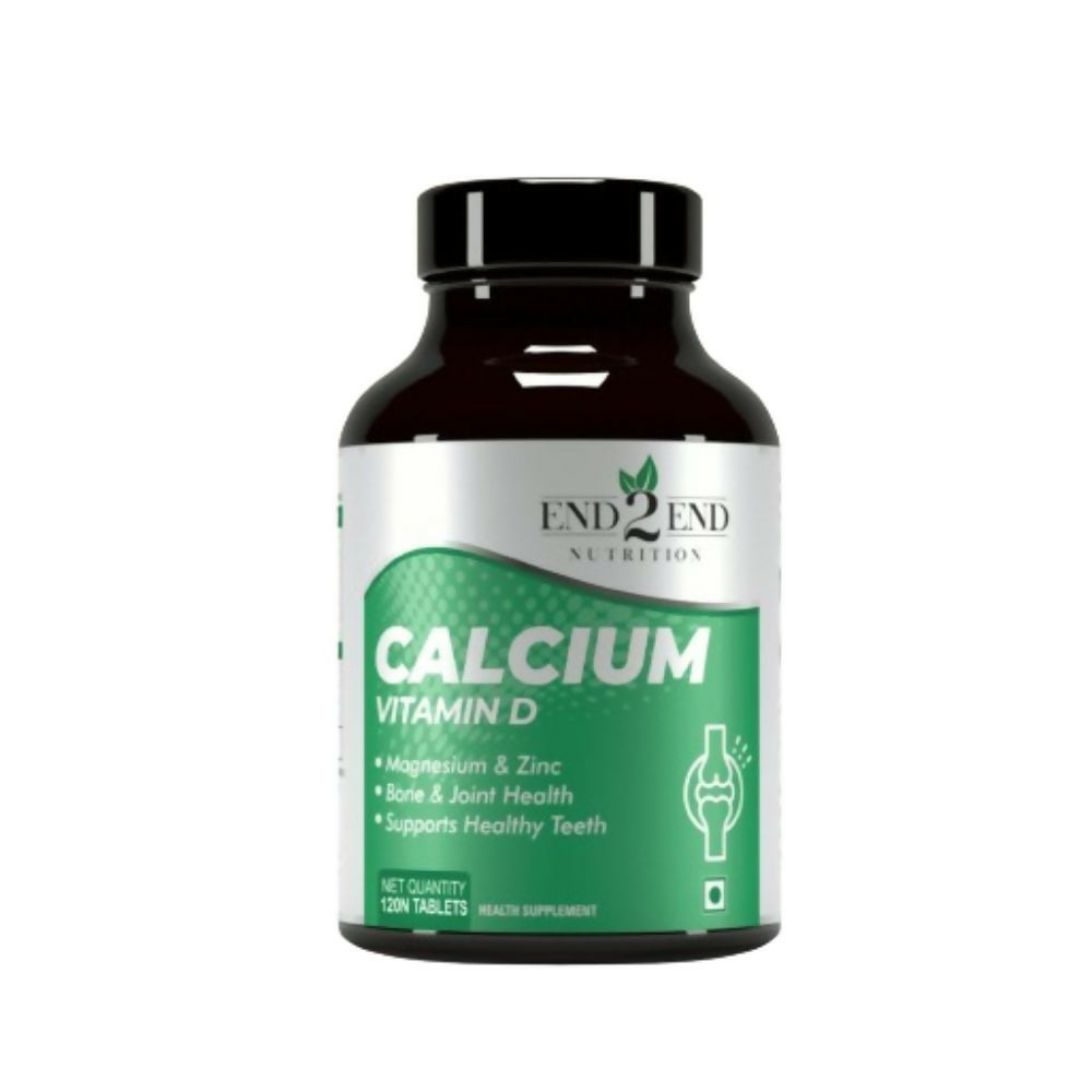 End2End Nutrition Calcium Vitamin D Tablets - Distacart