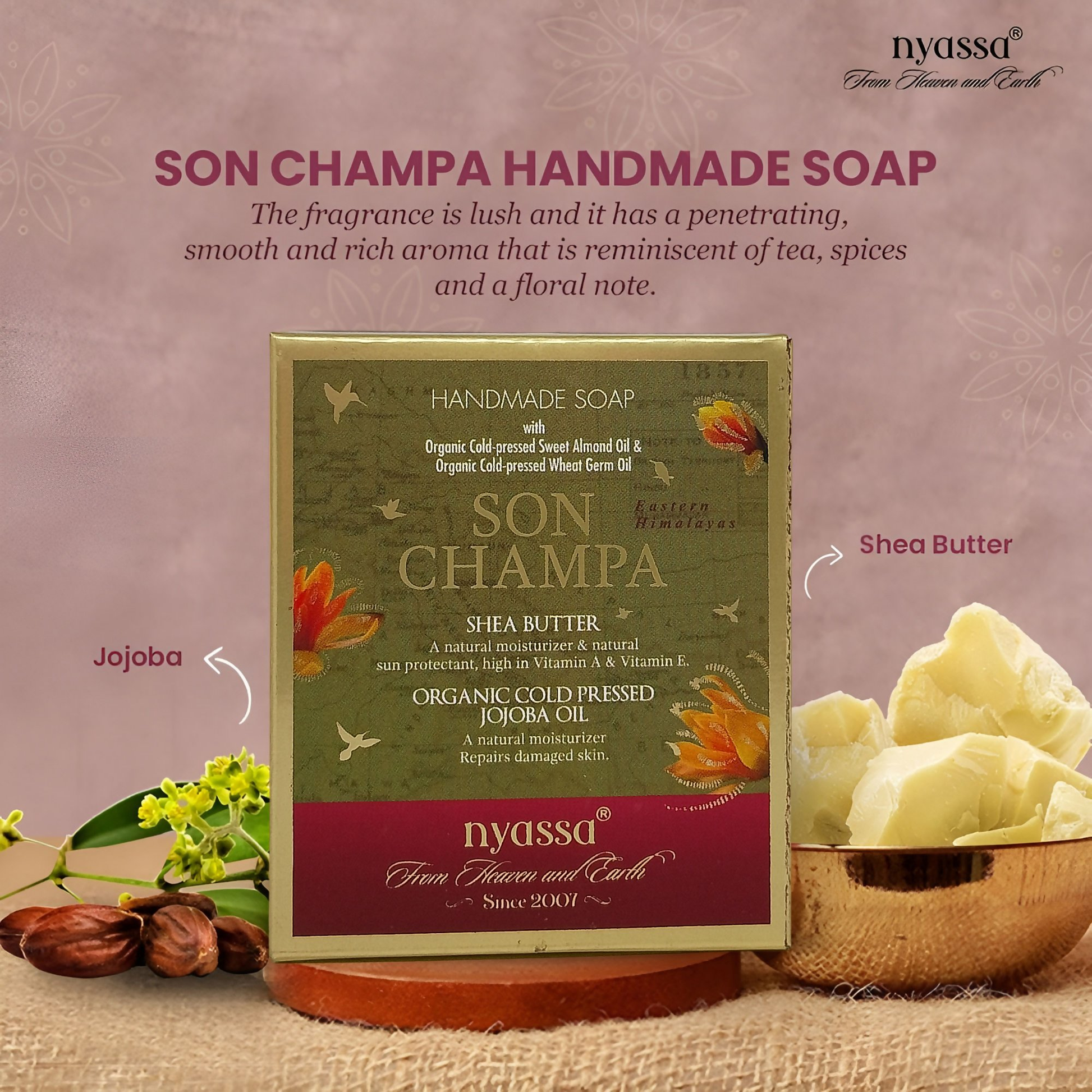 Nyassa Son Champa Handmade Soap - Dista