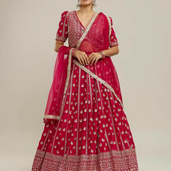 Lehenga Mart Designer Indian Wedding Lehenga Choli-Pink - Distacart