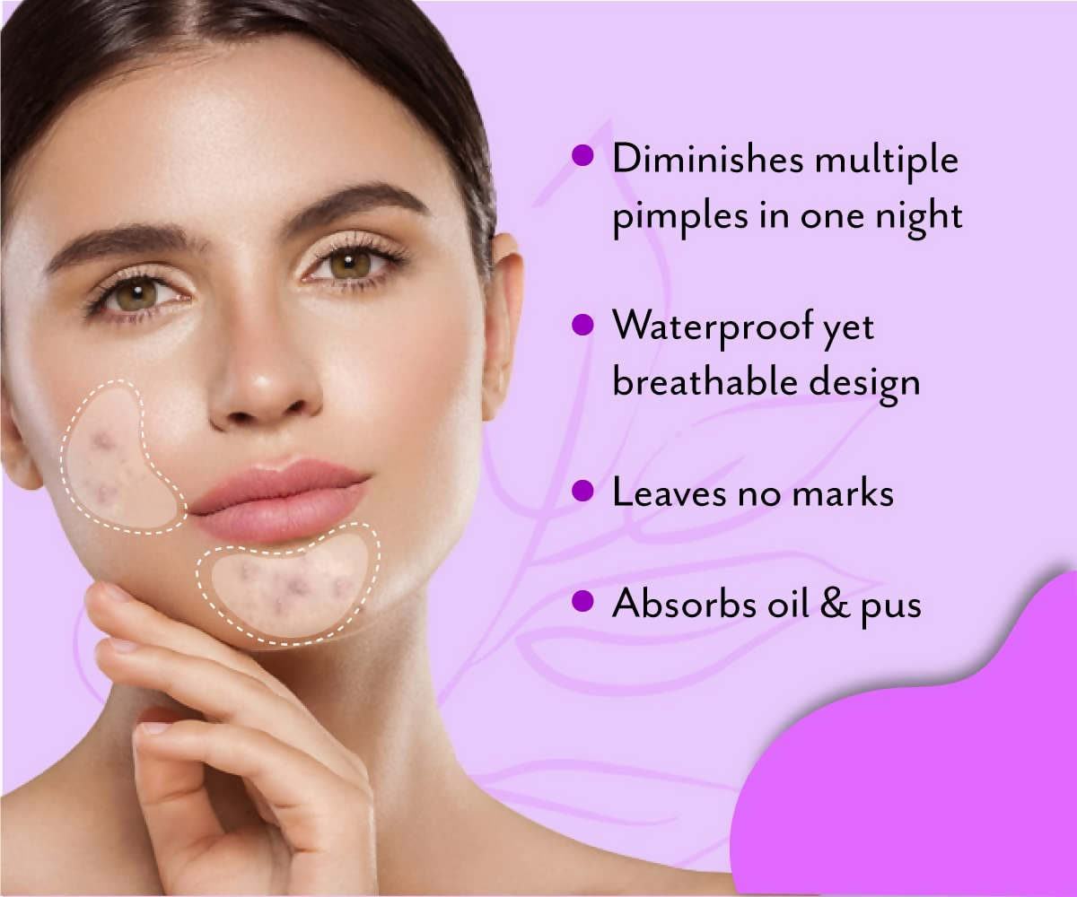 Urban Yog Acne Pimple Patch - Invisible Facial Stickers Cover With 100% Hydrocolloid