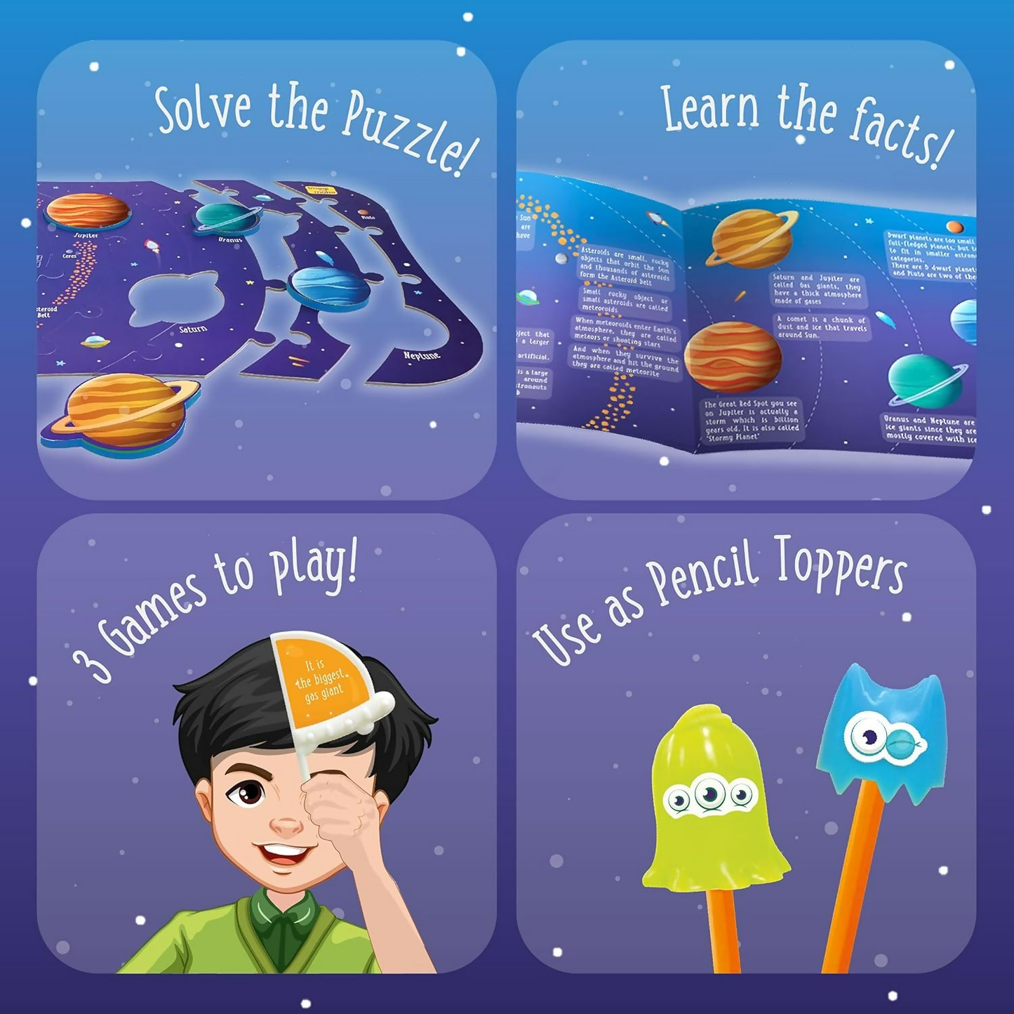 Imagimake Mapology Solar System Puzzle - Learning Aid And Educational Toy - For Kids Age 4 And Above (Solar System) - Distacart