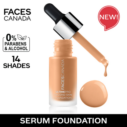 Faces Canada Ultime Pro Second Skin Foundation - Absolute Ivory 012 - Distacart