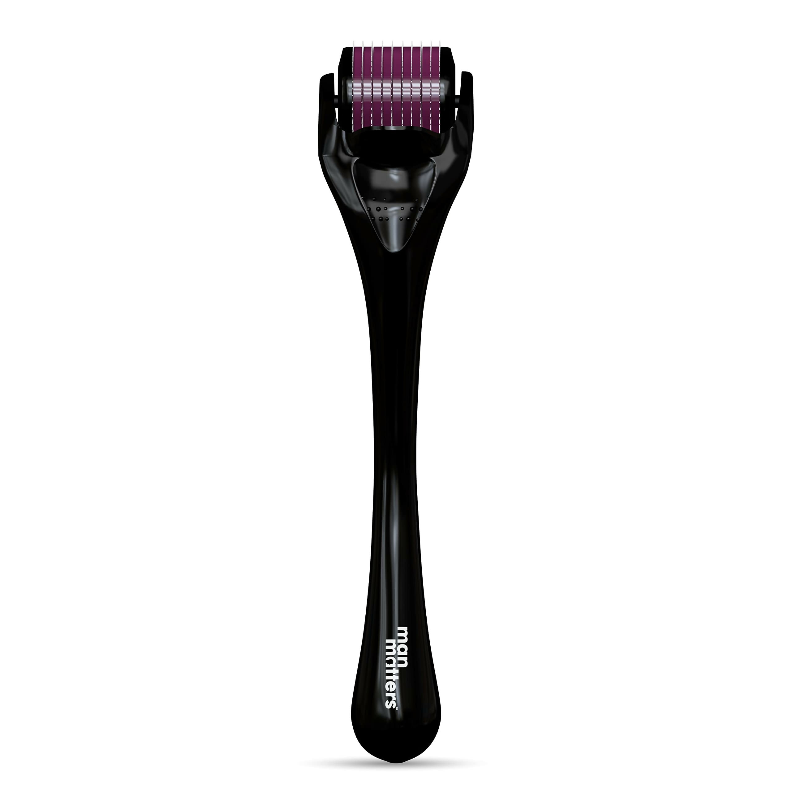 Man Matters Derma Roller 1.00 mm With 540 Titanium Alloy Needles - Promotes Beard Growth & Reduces Acne Scars - Distacart