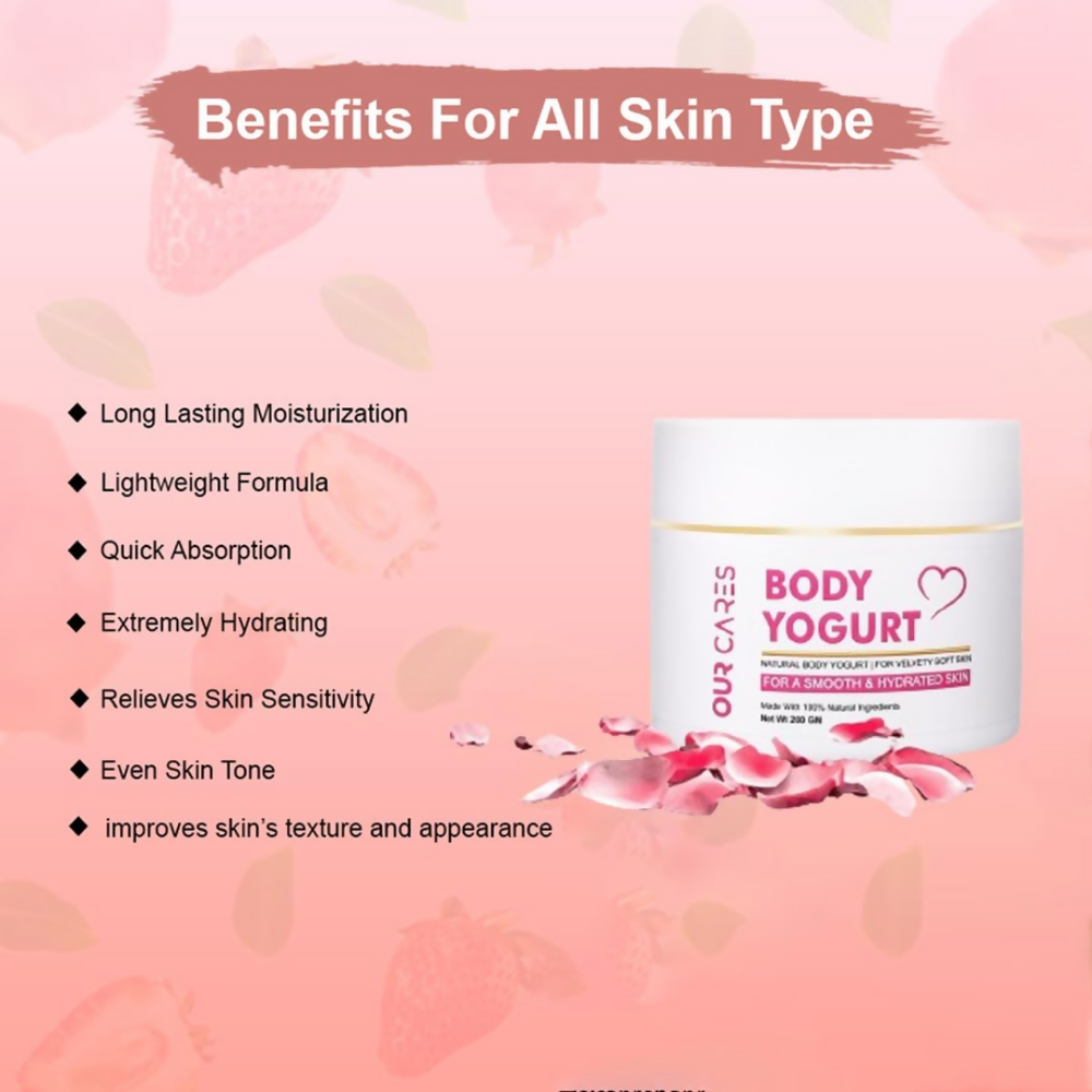 Our Cares Body Yogurt Cream for Instant Hydration & Moisturization - Distacart