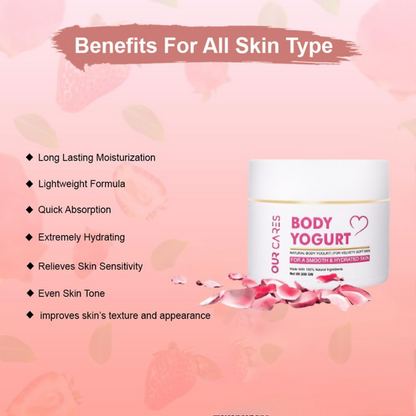 Our Cares Body Yogurt Cream for Instant Hydration & Moisturization - Distacart