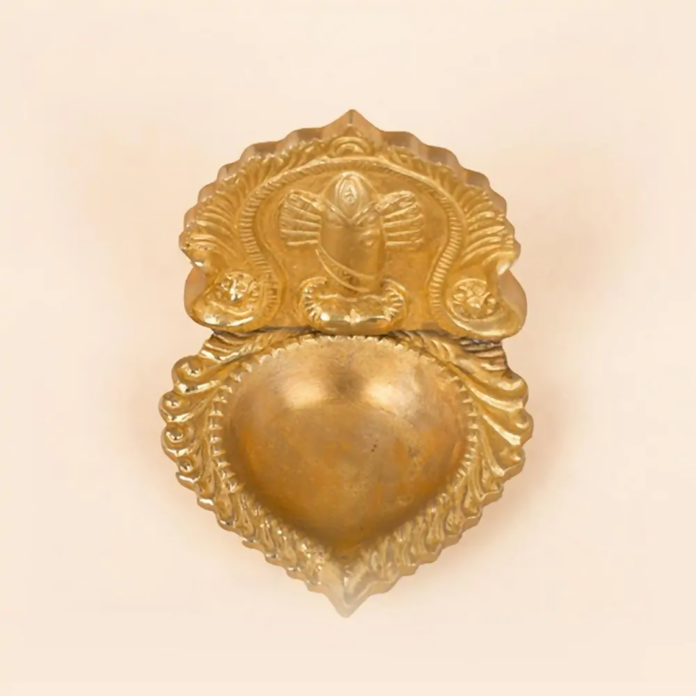 Isha Life Linga Bhairavi Brass Lamp