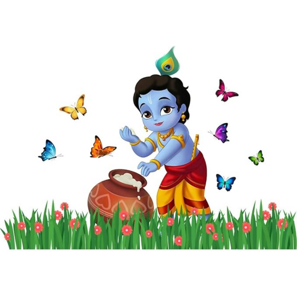 Rangoli Large Modern Art Wall Sticker Multicolour Vinyl Wall Sticker - Dista