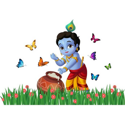 Rangoli Large Modern Art Wall Sticker Multicolour Vinyl Wall Sticker - Dista