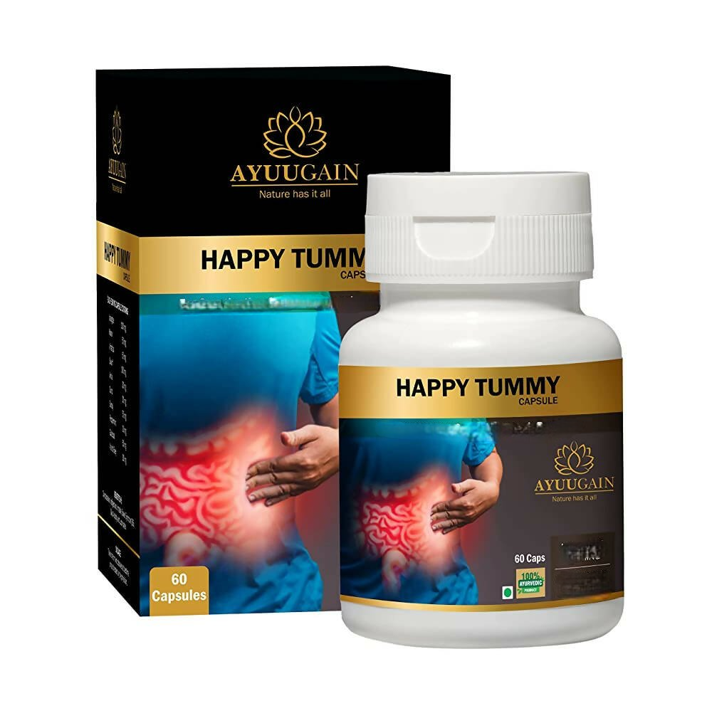 Ayuugain Happy Tummy Capsule - Distacart