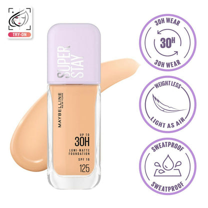 Maybelline New York Super Stay Lumi-Matte Liquid Foundation - 125 - Distacart